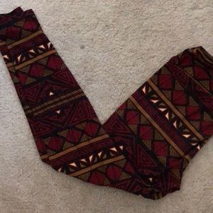 TC LulaRoe aztec legging